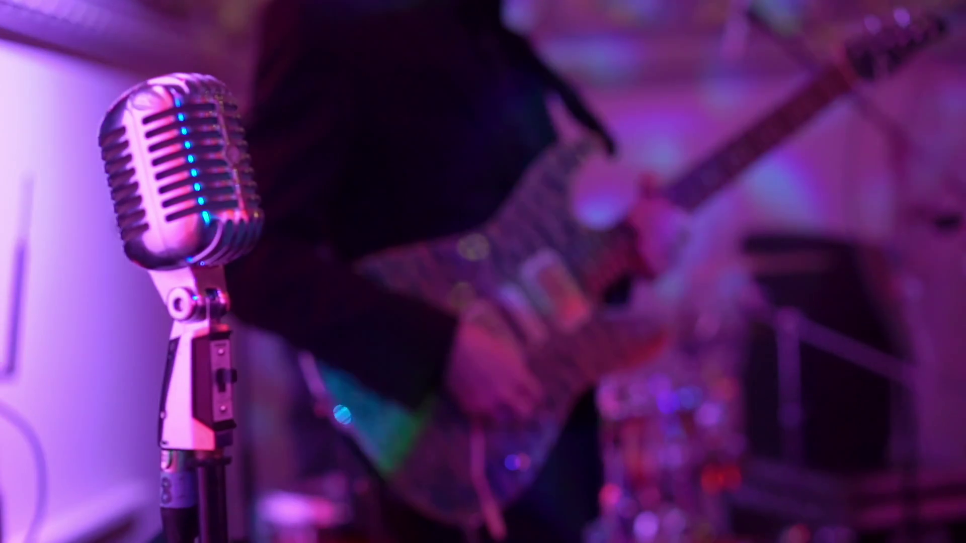 Guitarist Plays Guitar Musician In Musical Stock Footage SBV-352021589 ...