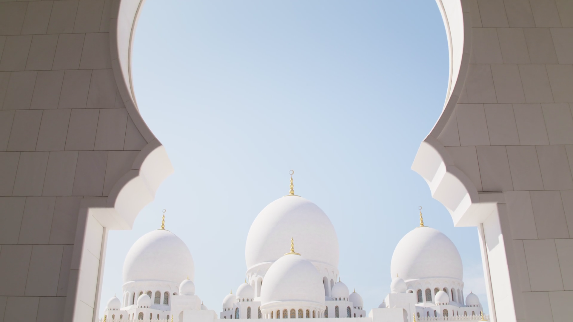 The Facade Of Mosque In Abu Dhabi Uae View Stock Footage SBV-351836409 ...
