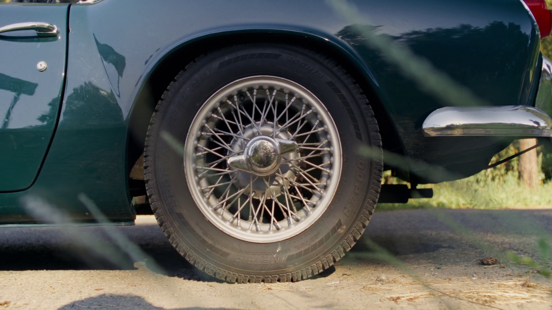 Close-up Of Car's Wheel Starts To Move Stock Footage SBV-352817825 ...