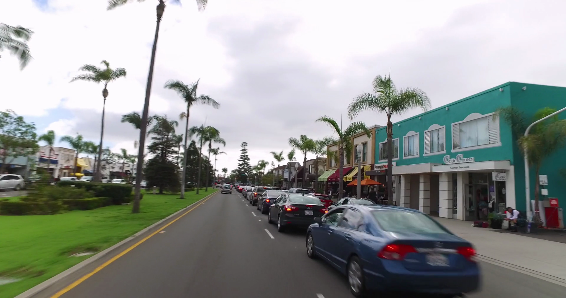 CORONADO ISLAND, CA Circa February, 2017 A driver's forward