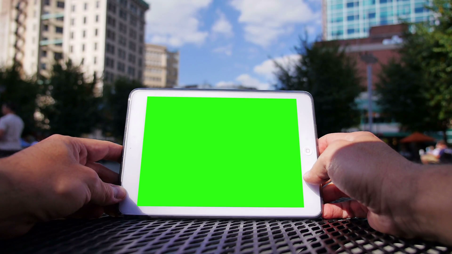 Green Screen Tablet PC 3620 Stock Video Footage 0030 SBV300272003