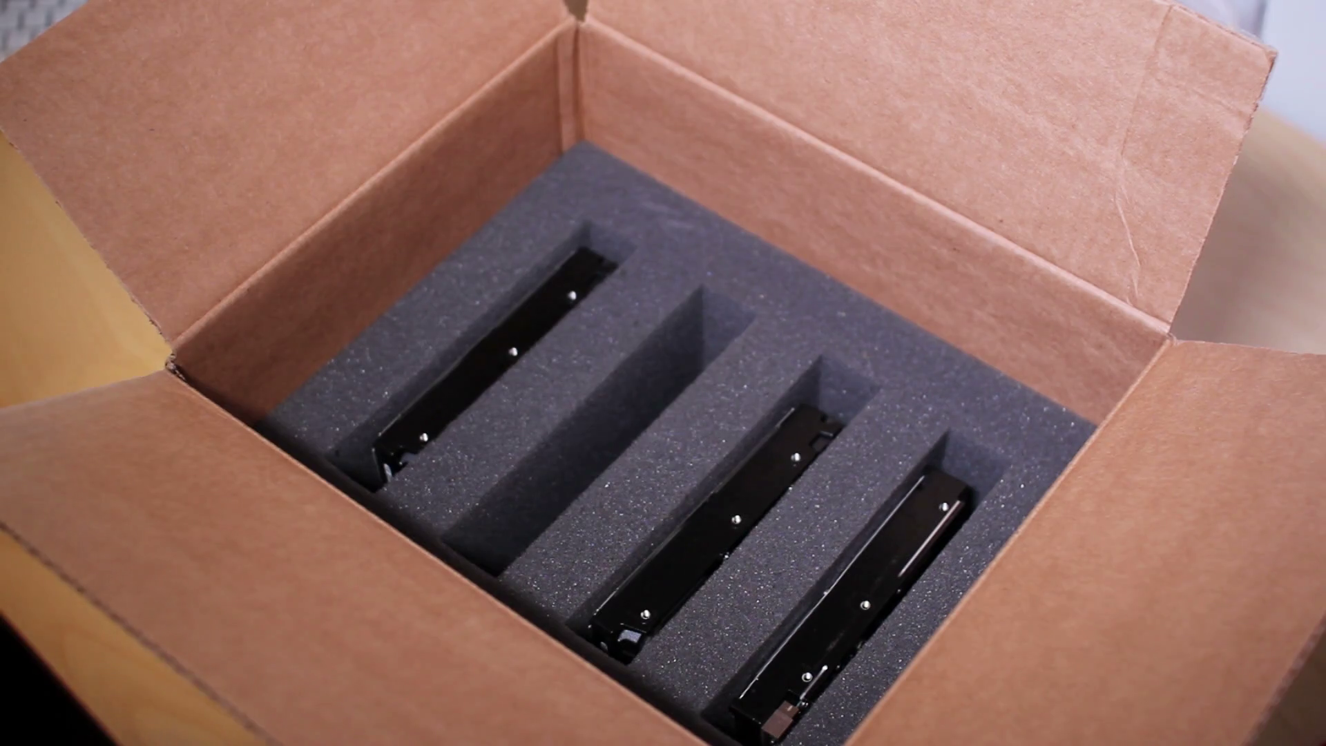 Hard Drive Shipment Box 2709 Stock Video Footage 0010 SBV300231525