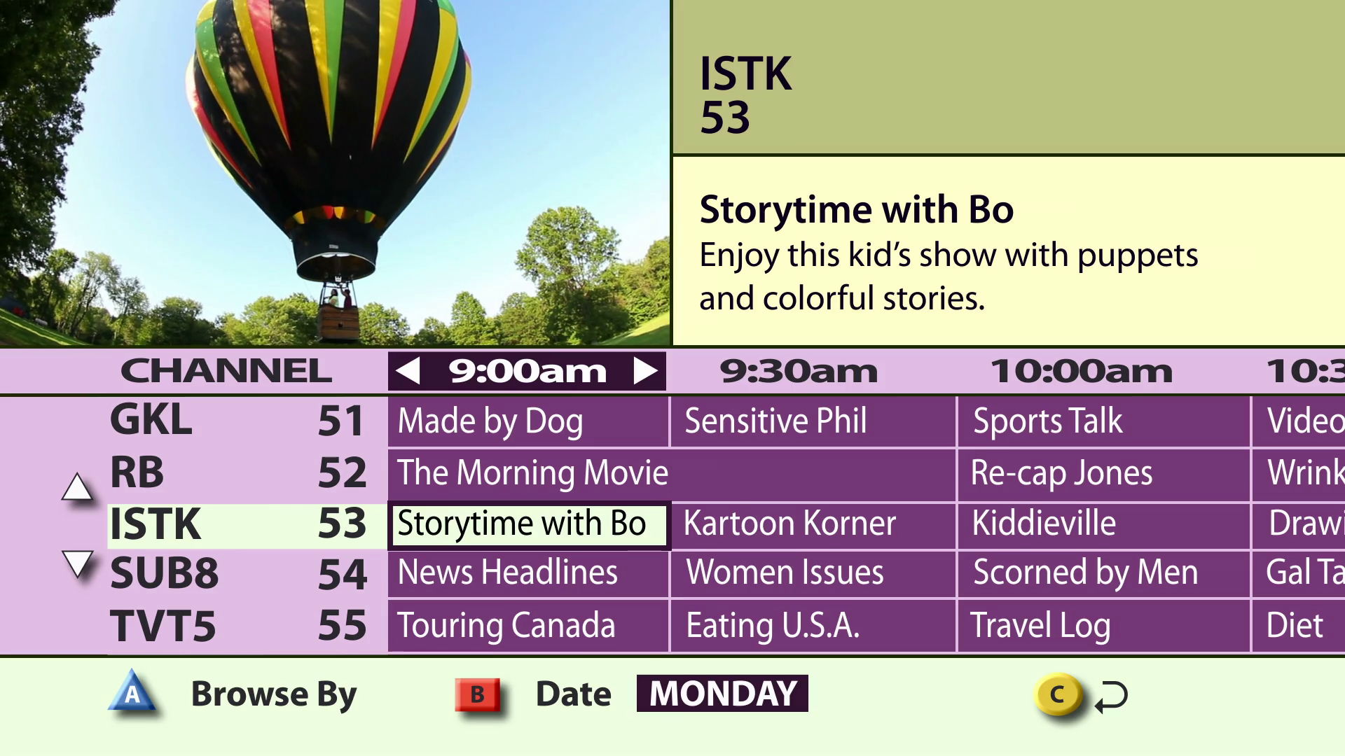 Interactive Television Guide 1730 Stock Motion Graphics SBV300227875