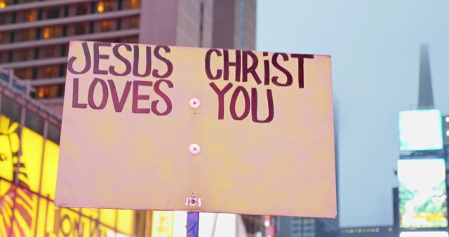 Jesus Rupture Sign Stock Footage: Royalty-Free Video Clips - Storyblocks