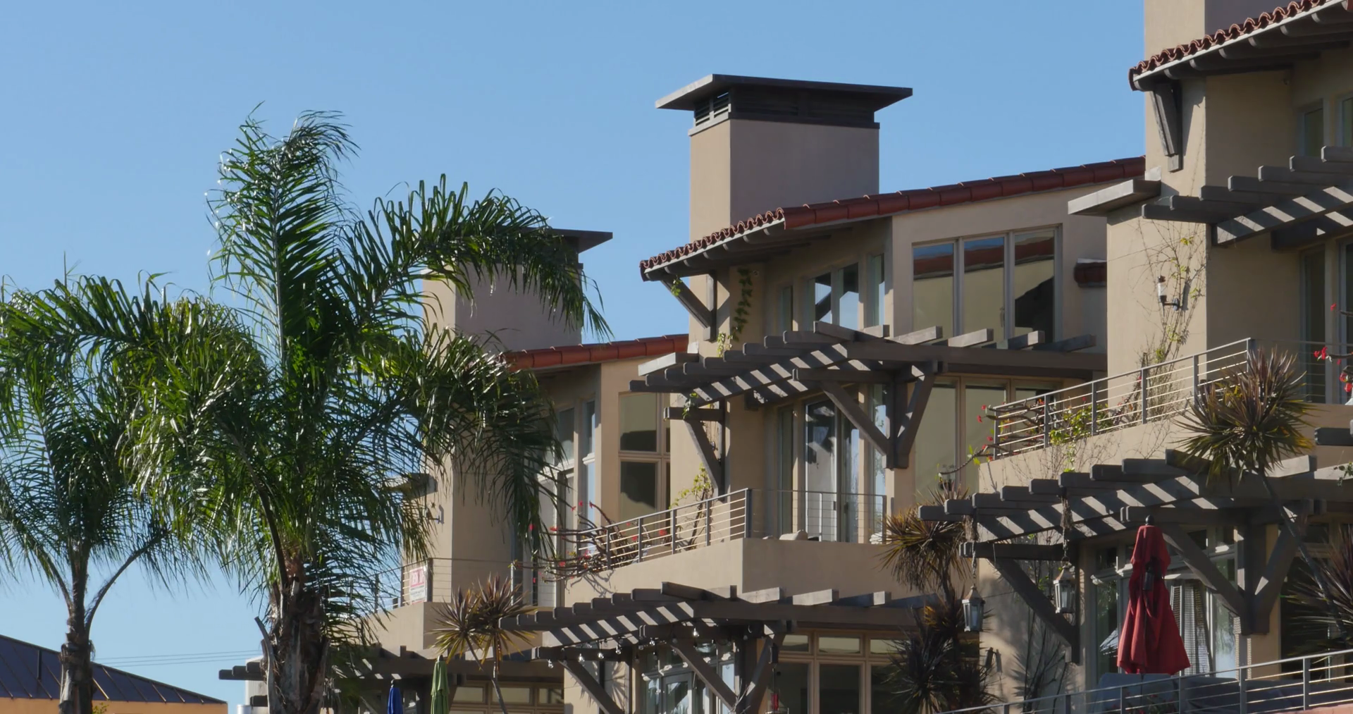 CORONADO ISLAND Circa February, 2017 A daytime establishing shot of