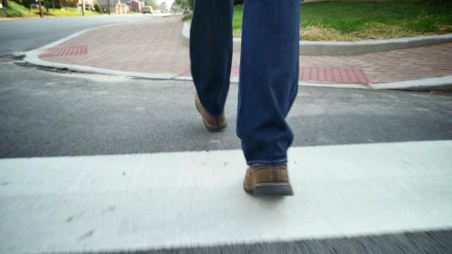 Man Walking Looking At Feet Stock Footage: Royalty-Free Video Clips ...