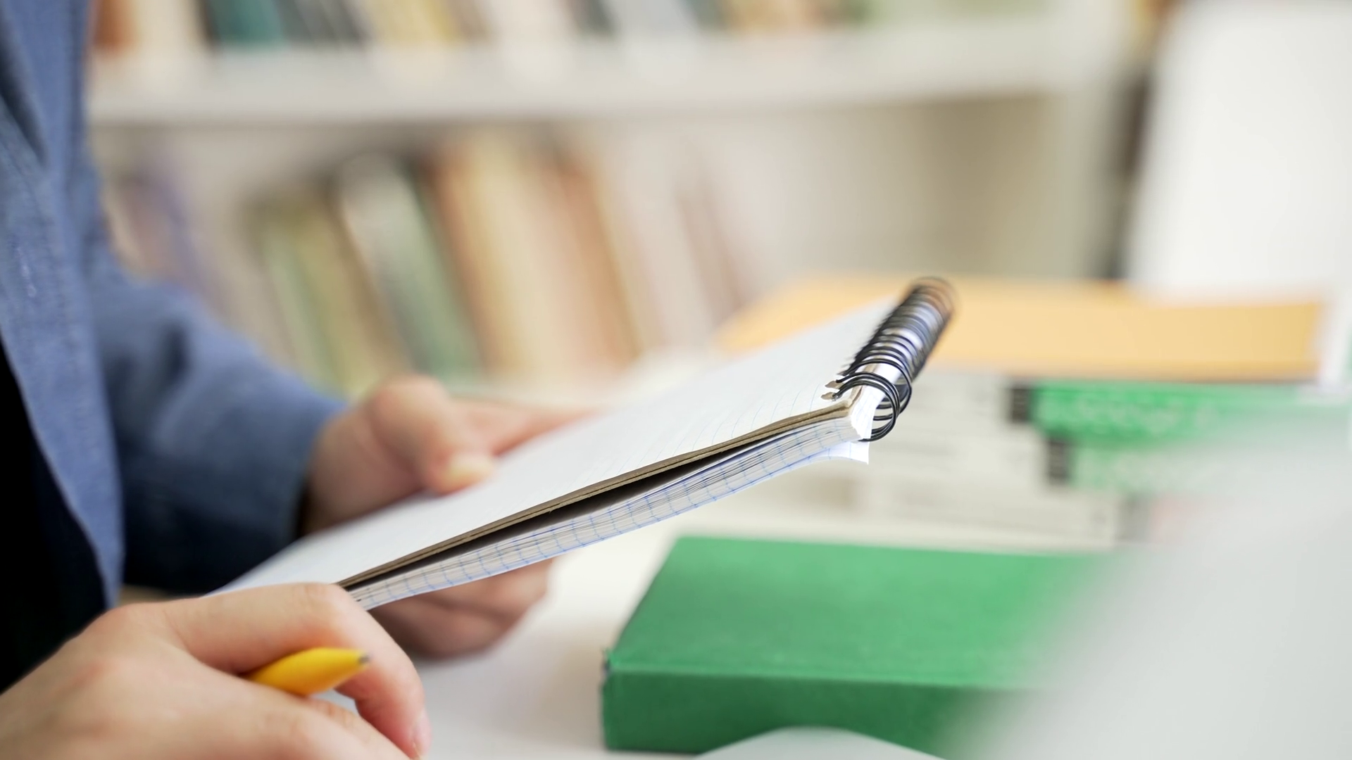 Close Up Female Hand Writes With Pen In Stock Footage SBV-351852759 ...