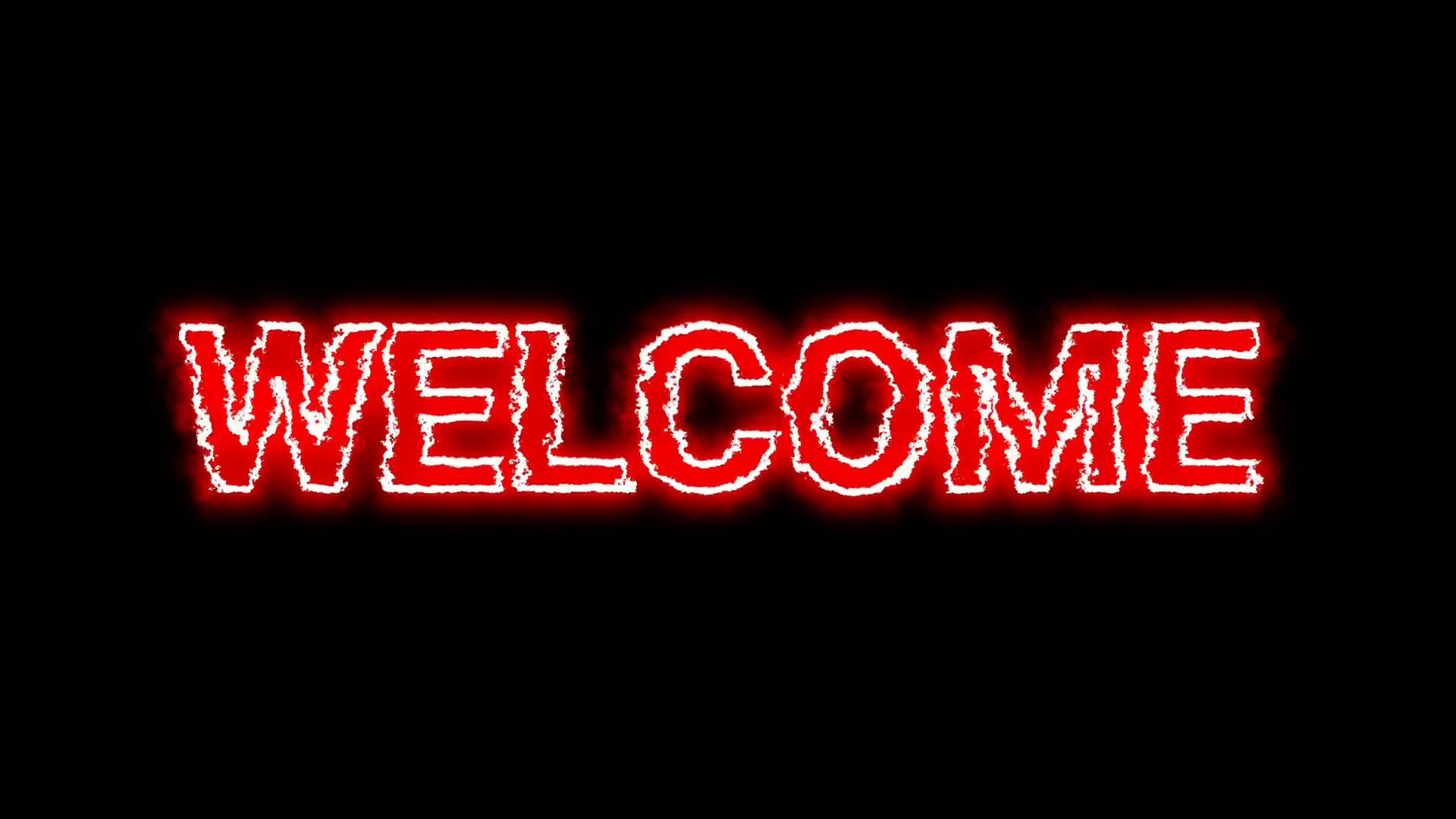 Neon Welcome Text Sign Animation Stock Motion Graphics SBV-352095831 ...