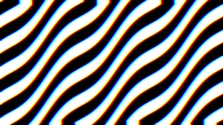 Abstract black and white wavy line background animation