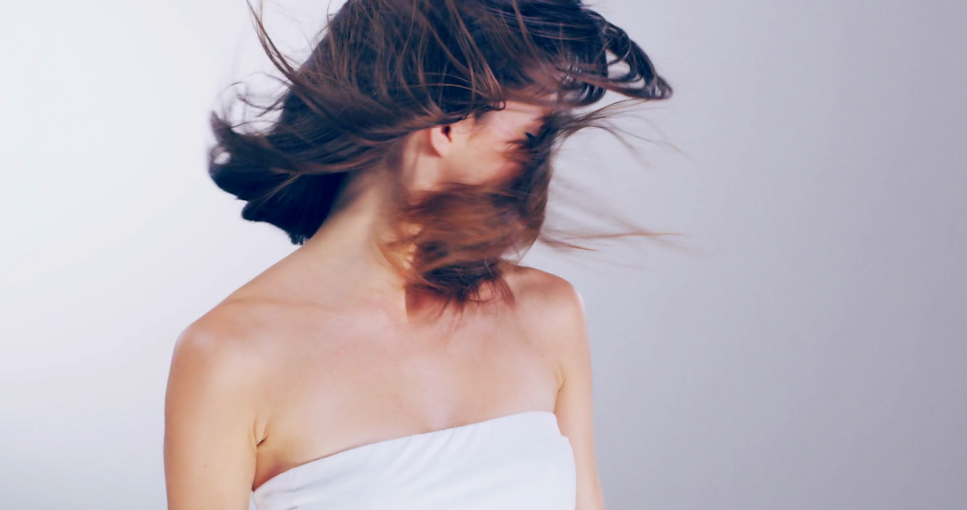 Face Hair Care Woman With Shaking Head Stock Footage SBV-352599150 ...