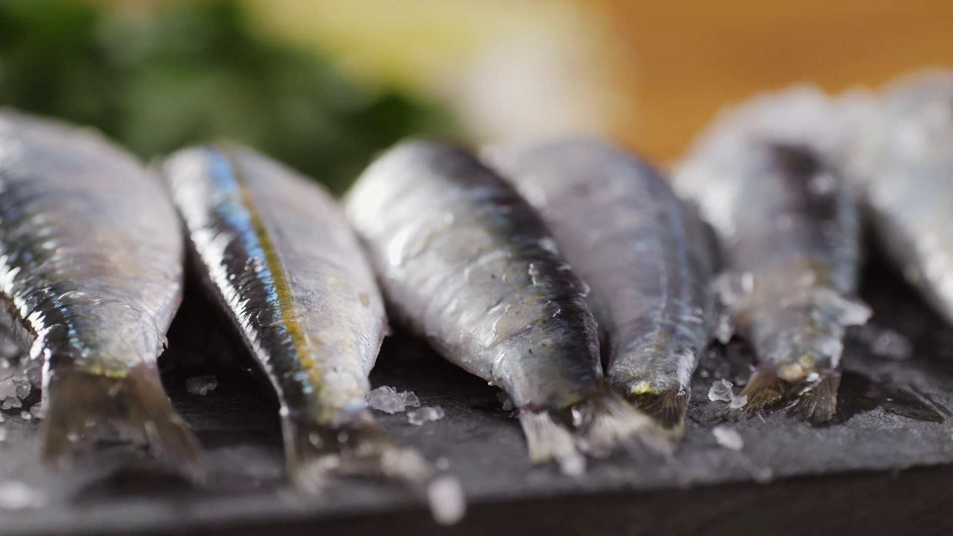 Chef Cooking Fresh Sea Sardines Anchovy Fish Stock Footage SBV ...