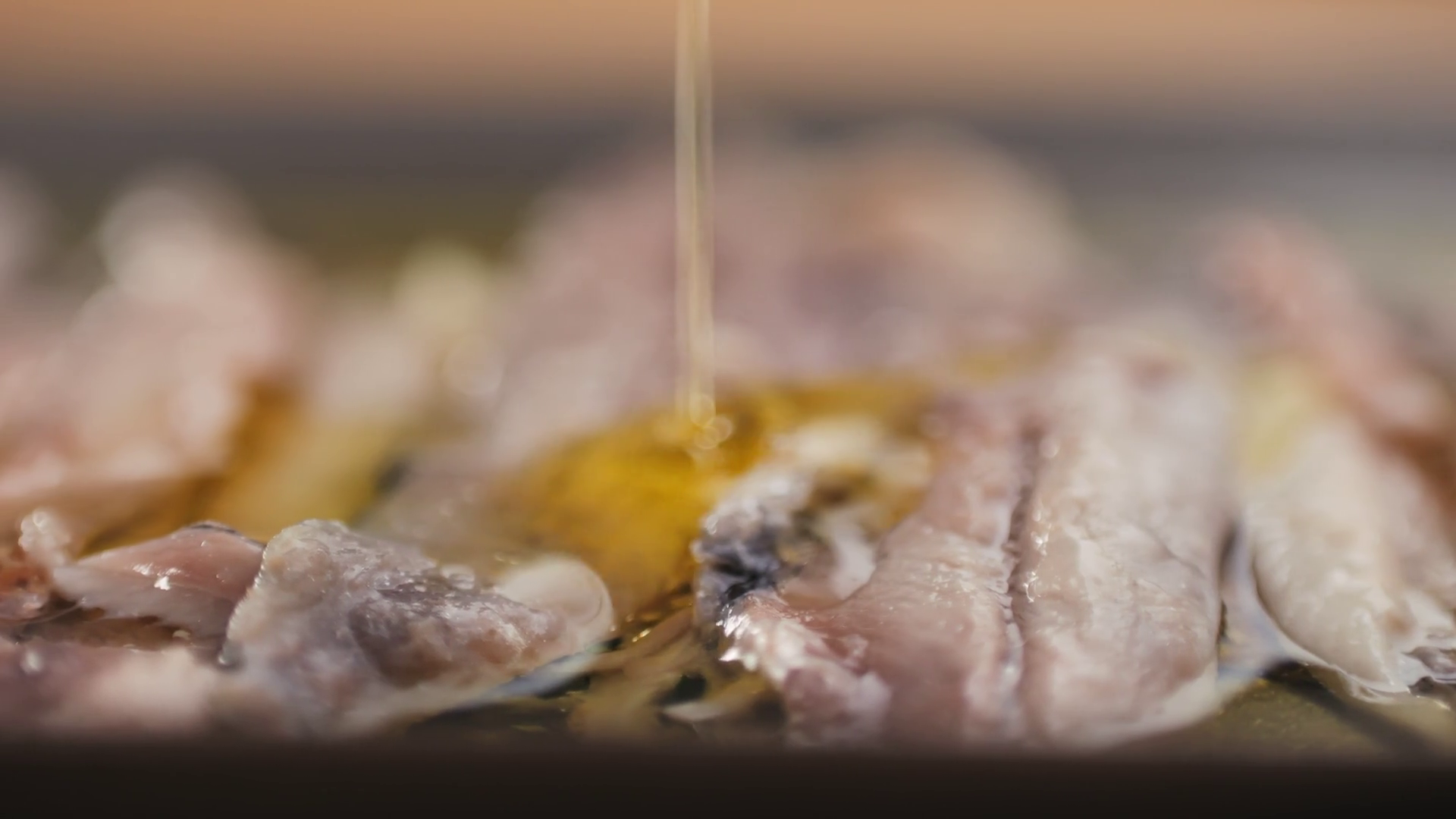Fresh Sea Sardines Anchovy Fish Mullus On Stock Footage SBV-352251695 ...