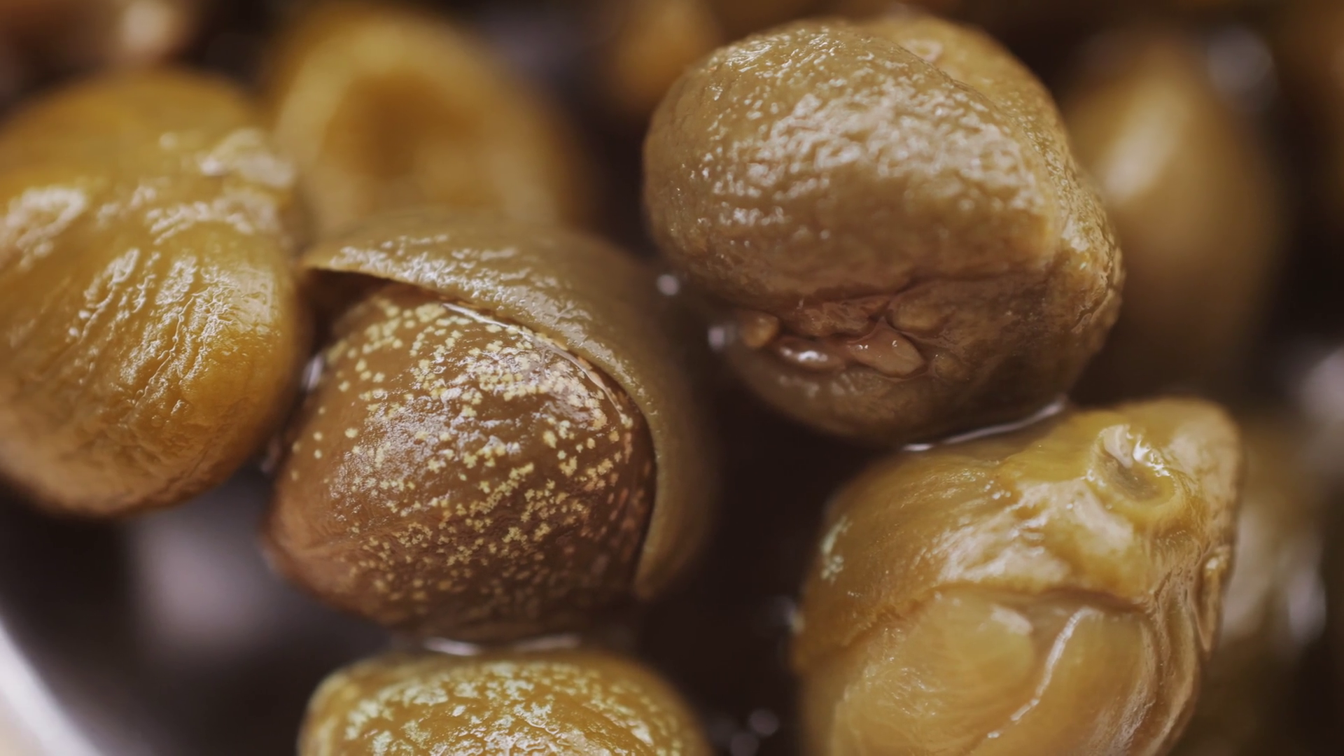Pickled Capers Spanish Food Marinated Buds Stock Footage SBV-352932456 ...