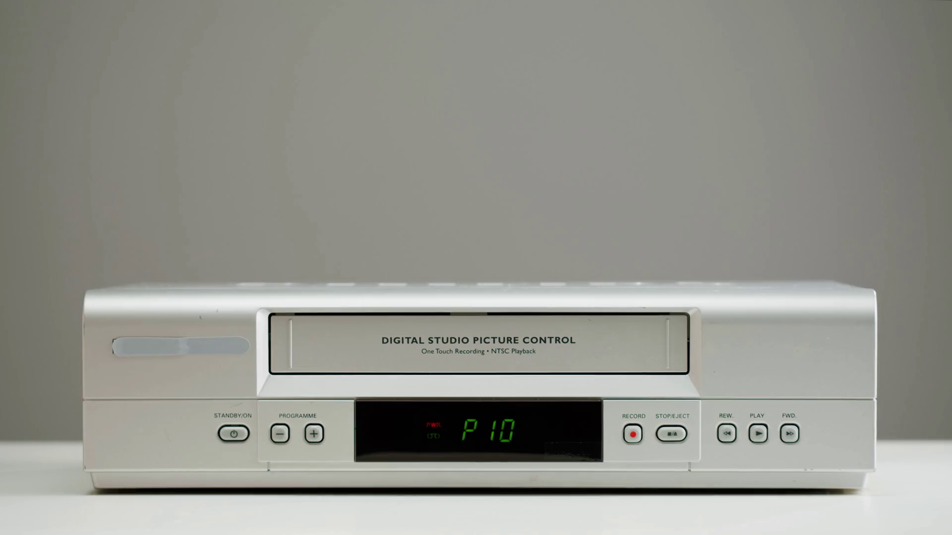 Old Video Recorder Closeup Vhs Retro Player Stock Footage SBV