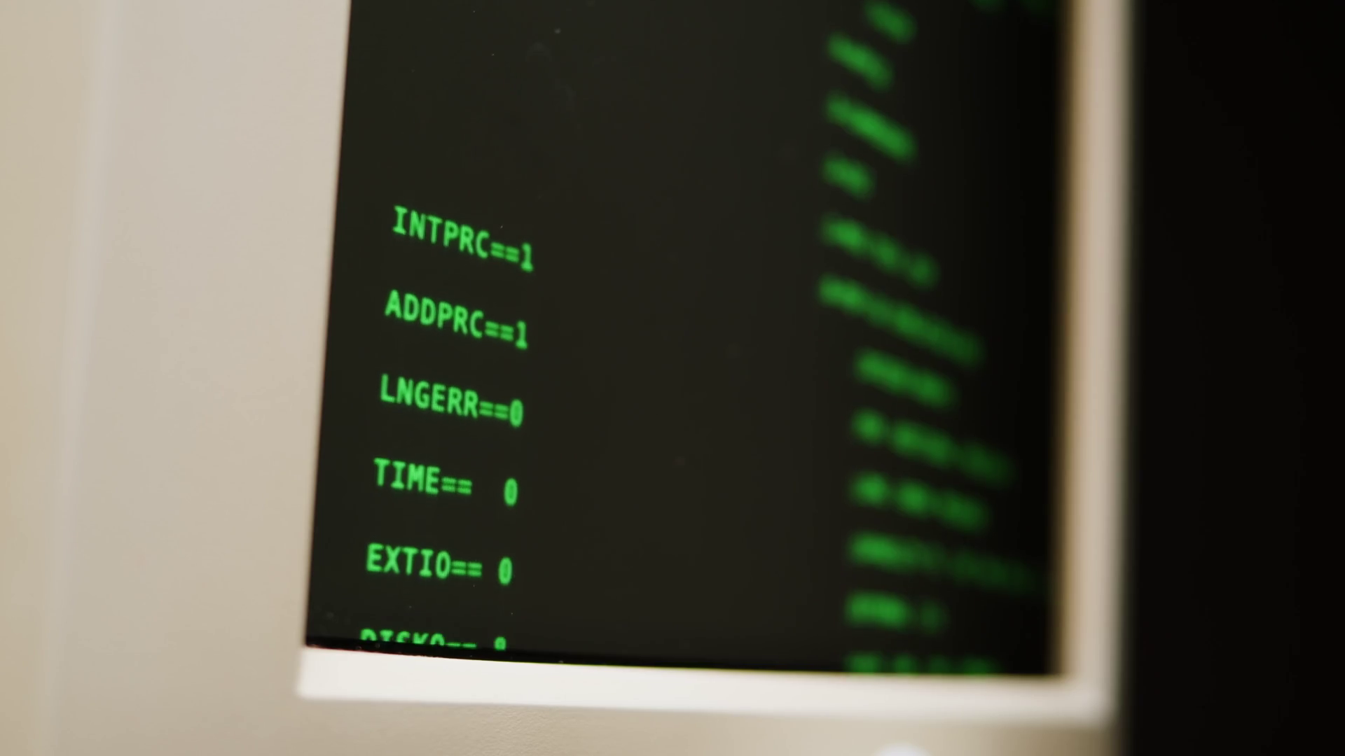 Retro Pc With Loading Code Console Stock Footage SBV-347220916 ...