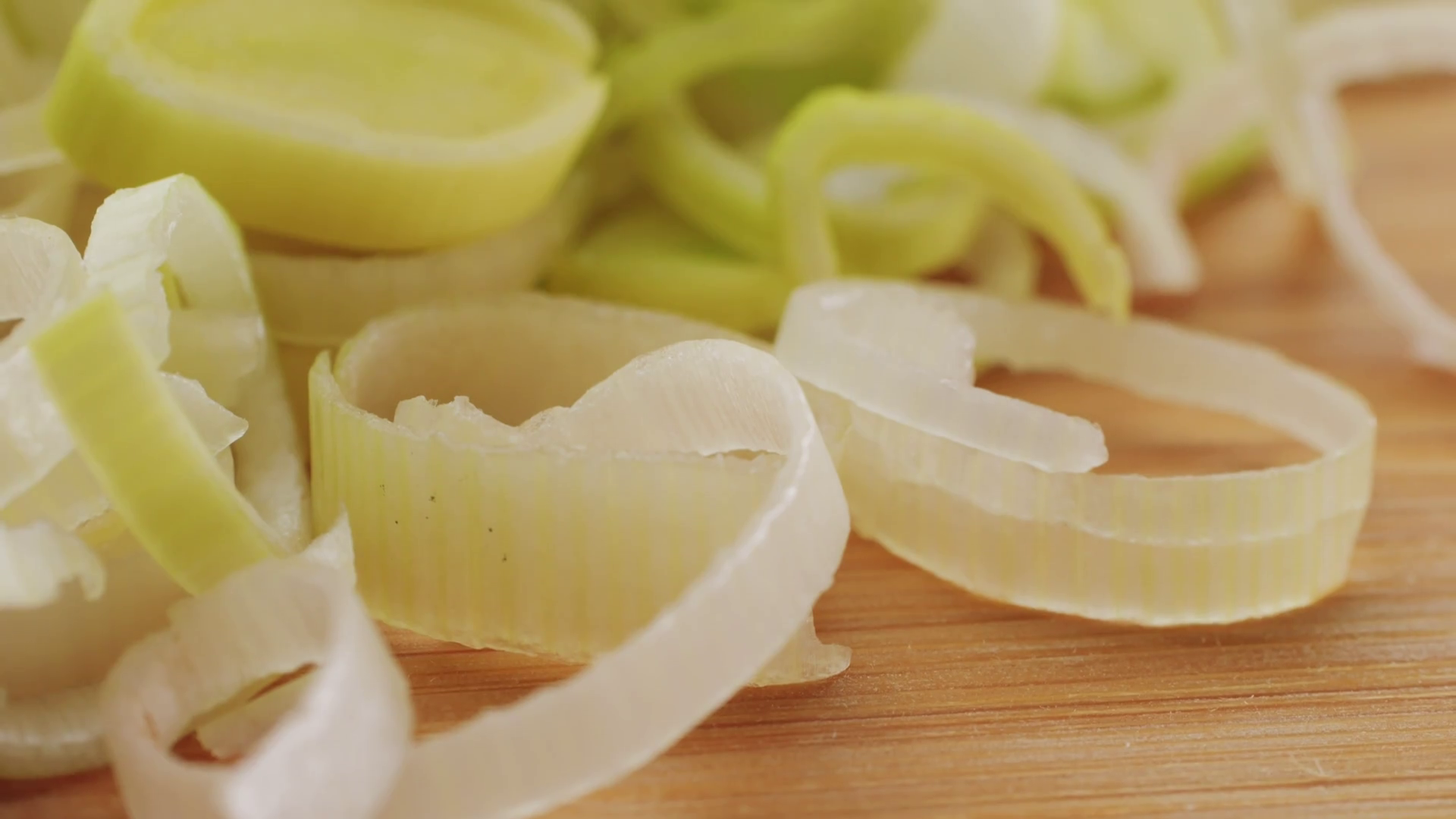 Leek Onion Macro Close Up Leek Onion Stem Stock Footage SBV347659128