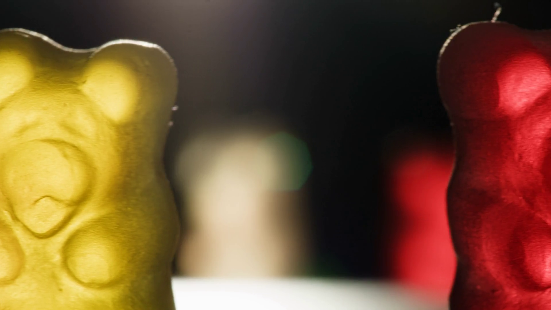 Jelly Marmalade Bear Close Up Confiture Bean Stock Footage SBV