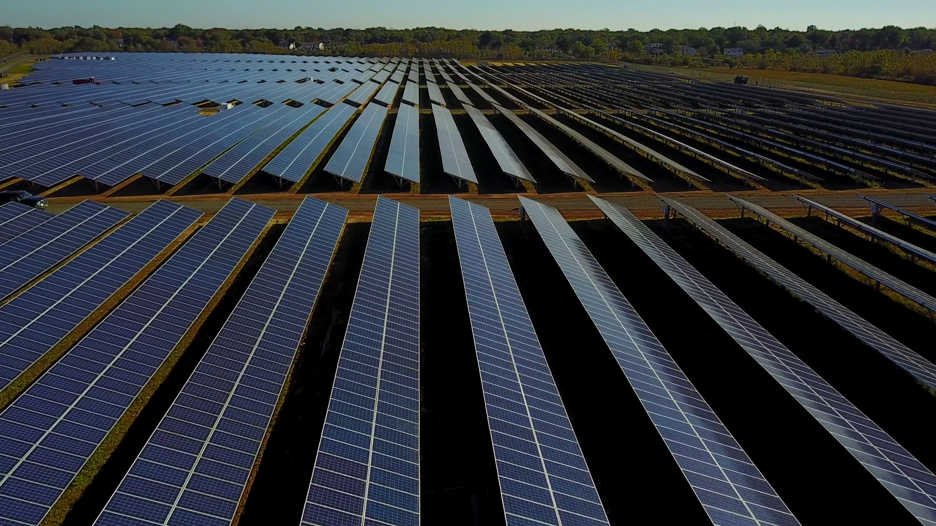 Flying Across Solar Ranch Stock Video Footage 00:30 SBV-347098172 ...