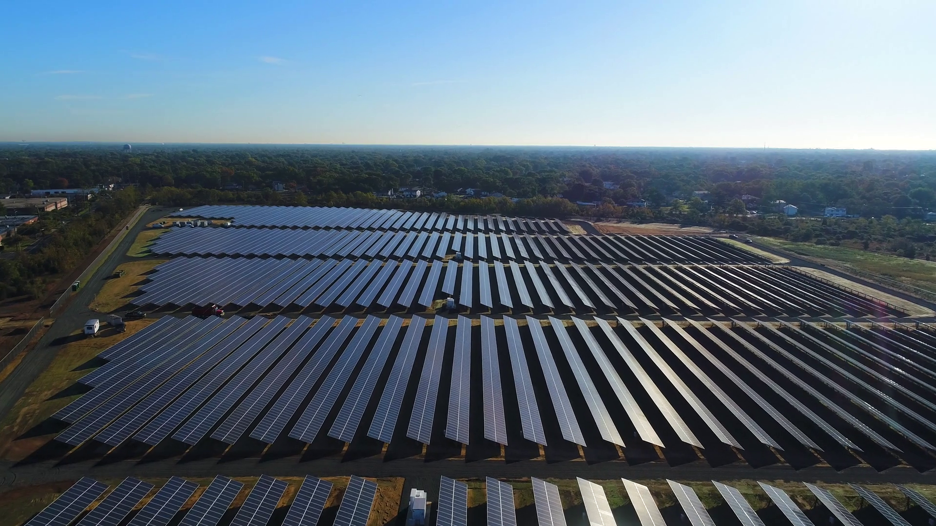 Aerial View Of Solar Farm Part 2 Stock Video Footage 00:30 SBV ...
