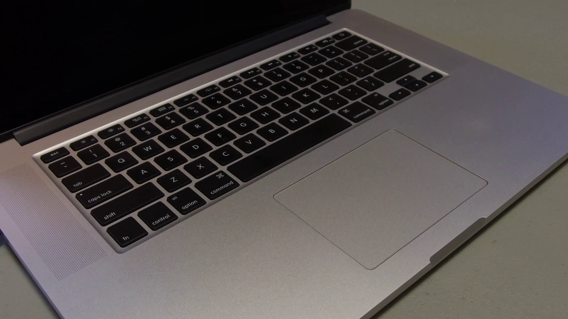 Man Using A MacBook Laptop Pinch Zoom Gesture Stock Video Footage 0009