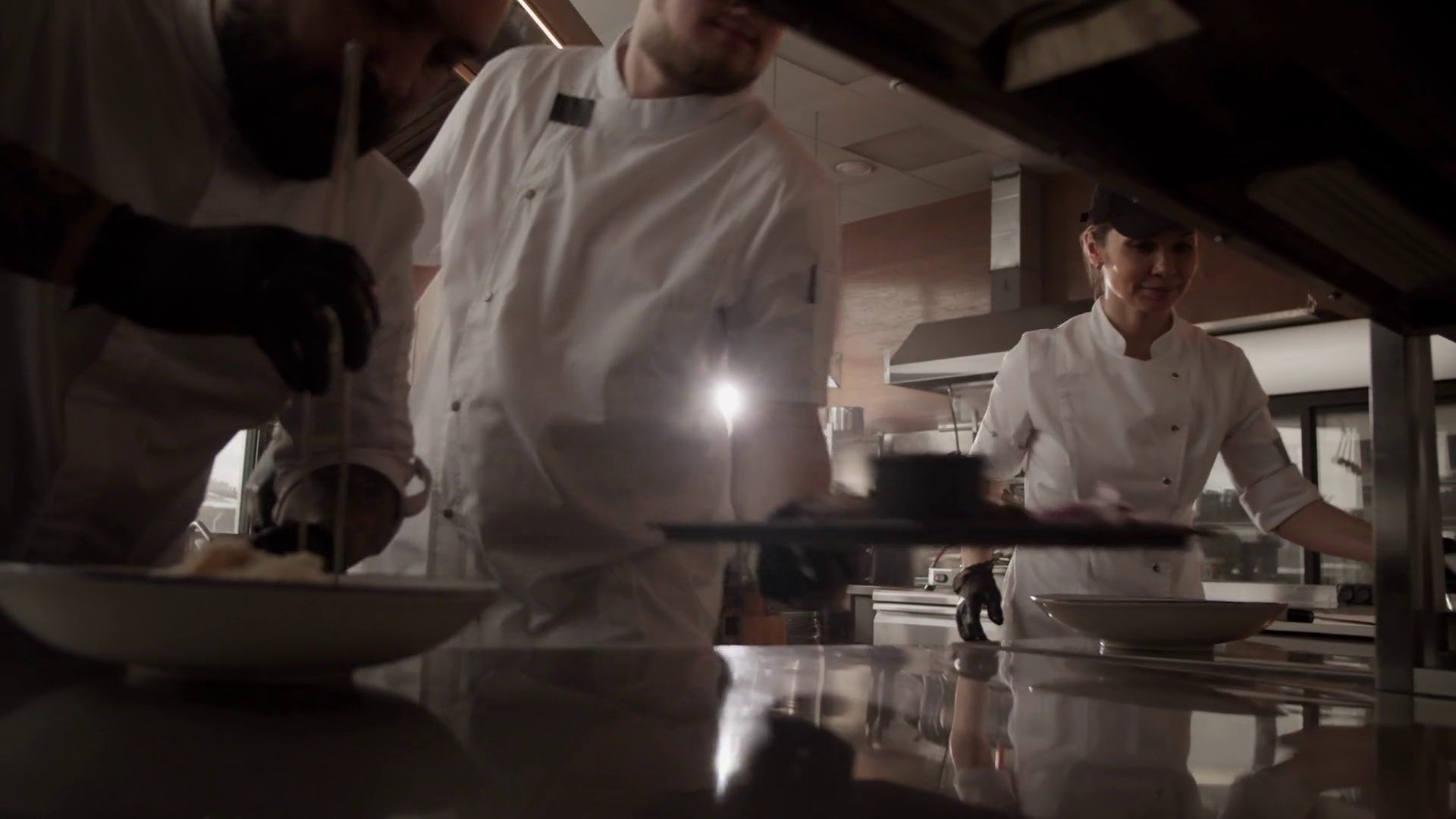 Man Chef Grating Parmesan Cheese Into Plate Stock Footage SBV-351956974 ...