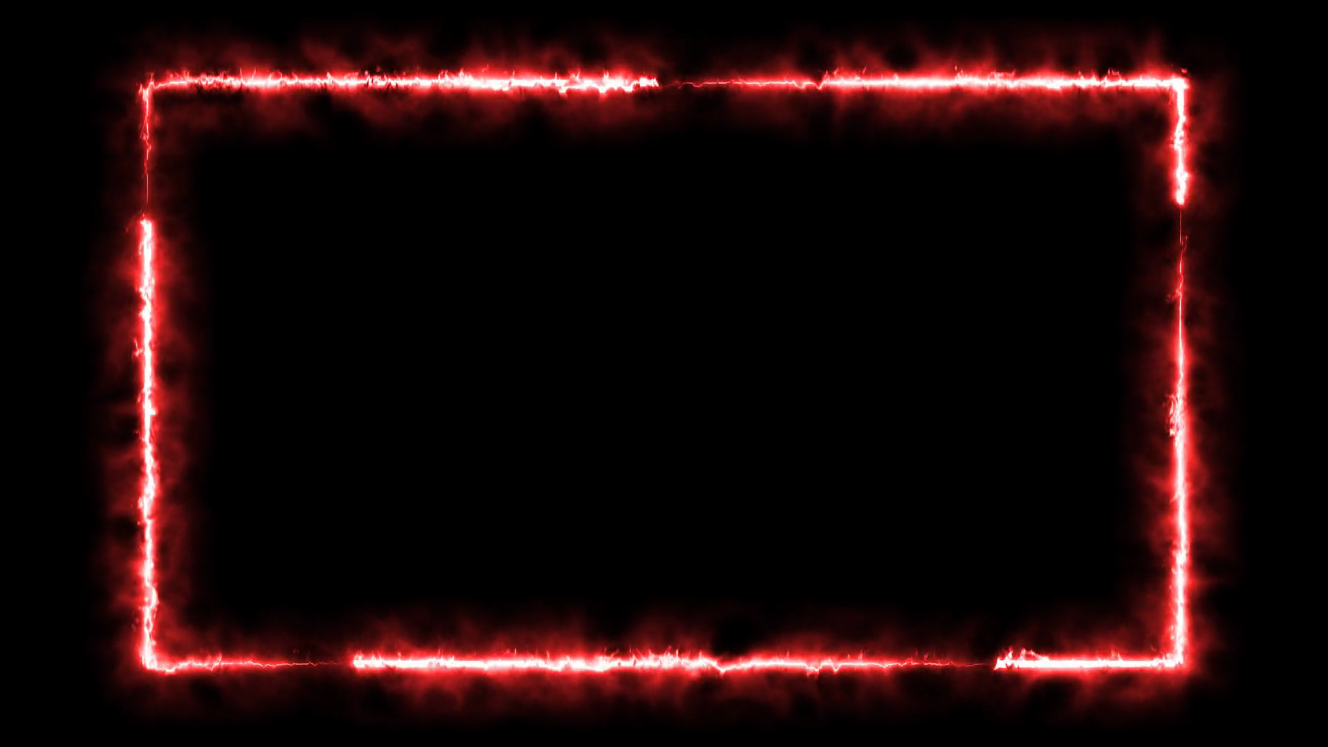 Red Neon Electric Frame Overlay Featuring Stock Motion Graphics SBV ...