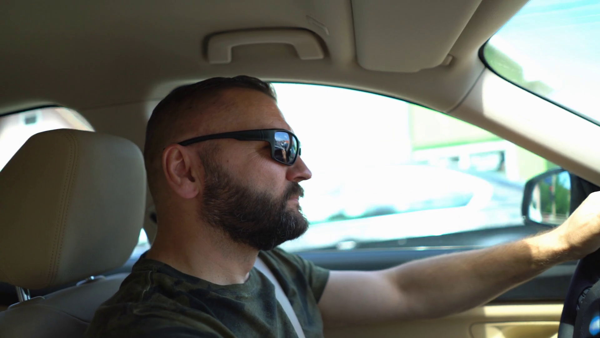 Man Driving Car Listening Music Stock Footage SBV333965641 Storyblocks