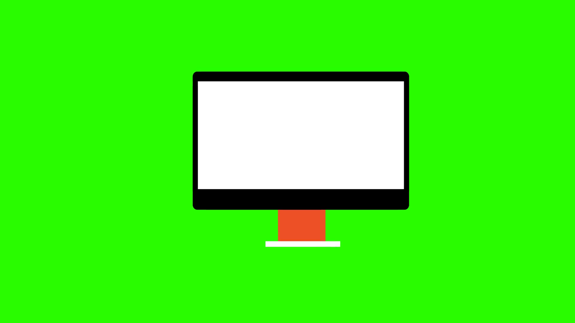 Laptop Monitor Screen Icon Loop Animation Stock Footage SBV-352914625 ...