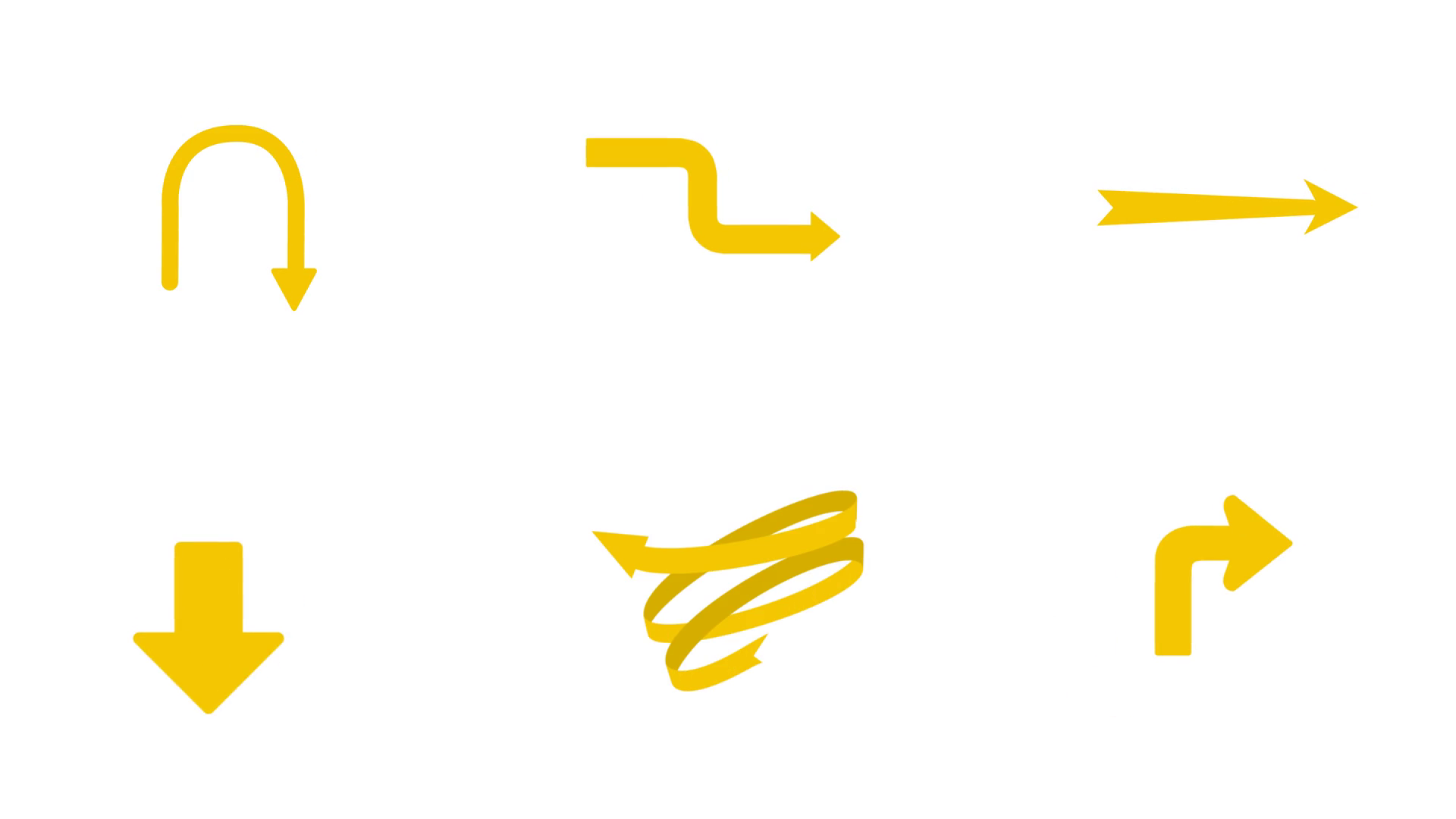 Set Of Animated Arrows Sign Design Element Stock Motion Graphics SBV ...