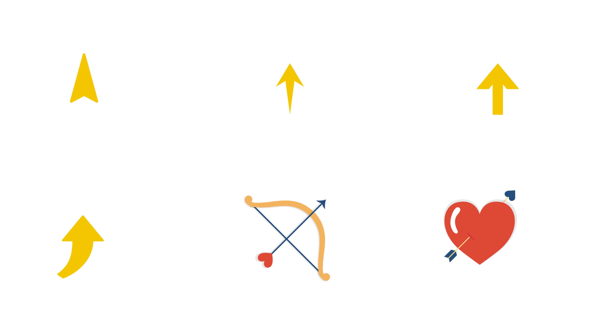 Set Of Animated Arrows Sign Design Element Stock Motion Graphics SBV ...