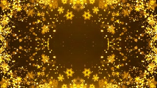 Sparkling Stardust Magic Tail Trail Loop Animation on Black Background