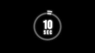 Glowing Four Second Countdown Timer Animation with Circular Progress Indicator for Video, Media and Event Content