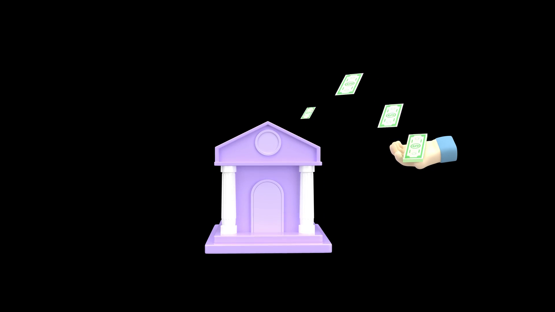 Animated Financial Transaction Showing Hand Stock Footage SBV-352831862 ...
