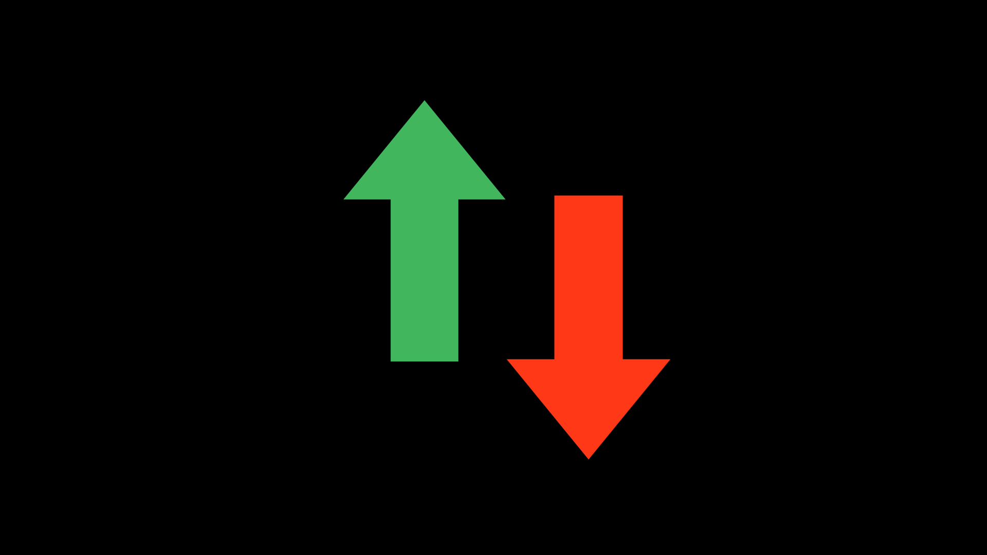 Up Down Directional Arrows Animation Stock Footage SBV-353864507 ...