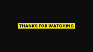 Bold Thanks For Watching End Screen Banner Animation On Black Background