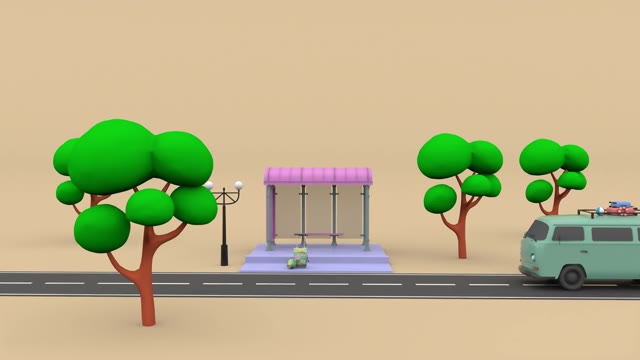 Animation Road Trip Stock Footage: Royalty-Free Video Clips - Storyblocks
