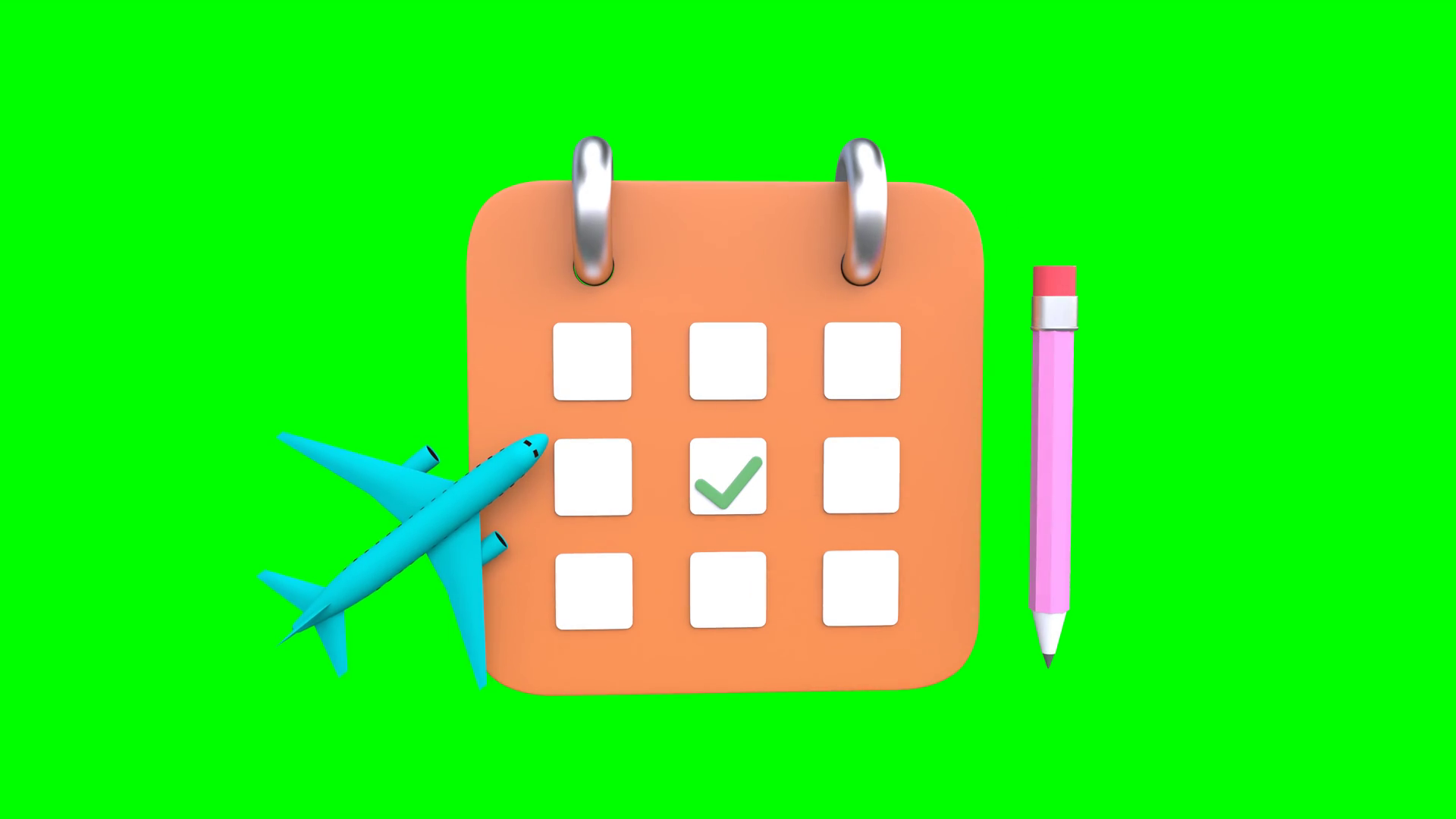 3d Animation Scheduling Travel Plans With Stock Footage SBV-352838516 ...