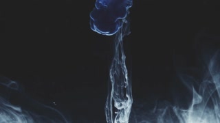 Abstract Ink colour flowing in water