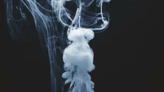 Abstract Ink colour flowing in water
