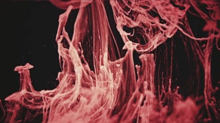 Abstract Ink colour flowing in water