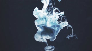 Abstract Ink colour flowing in water