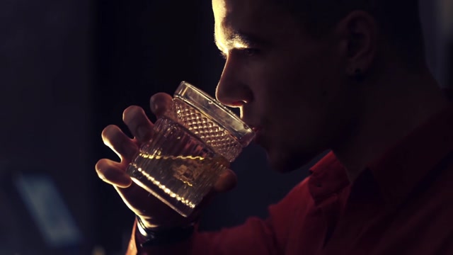 Man Drinking At Bar Alone Stock Footage: Royalty-Free Video Clips ...