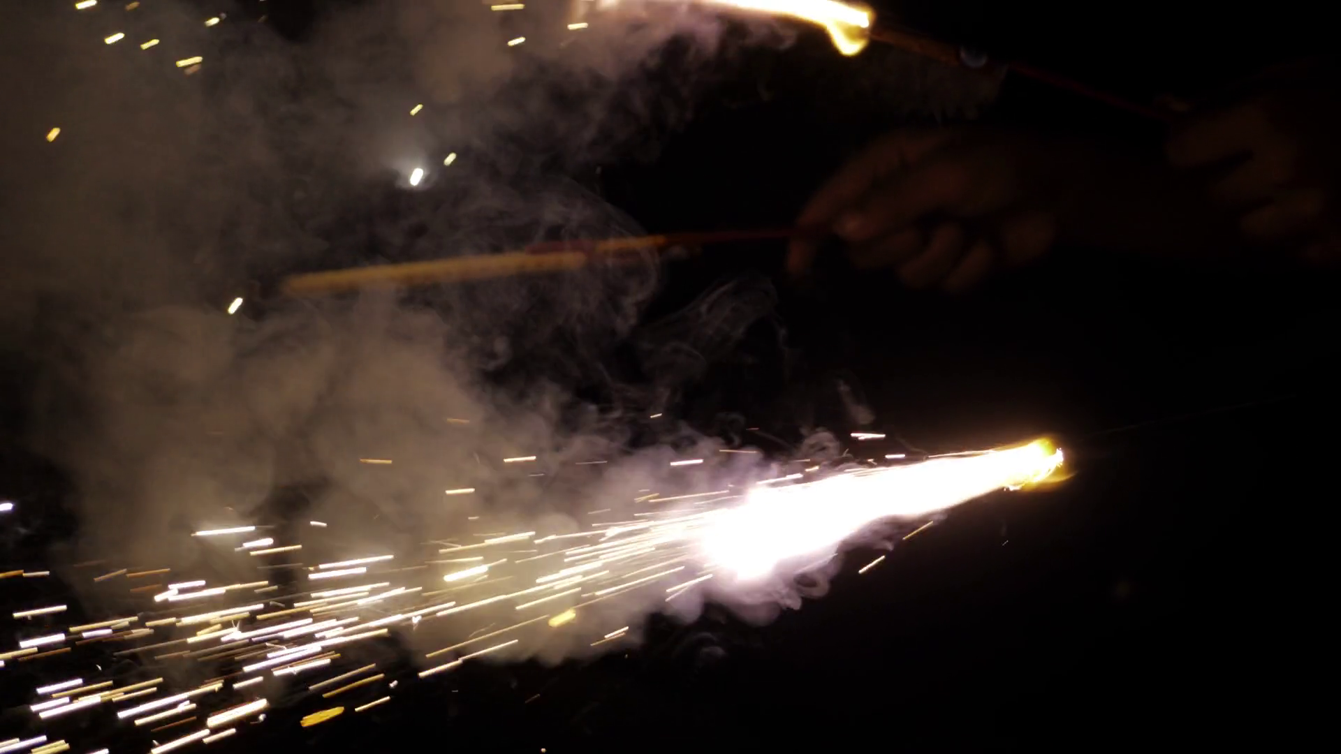 The Sparkling Dance Of Diwali Fireworks Stock Footage SBV-353485780 ...