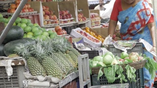 Fruit Vendor at Market - Fresh Produce and Healthy Options