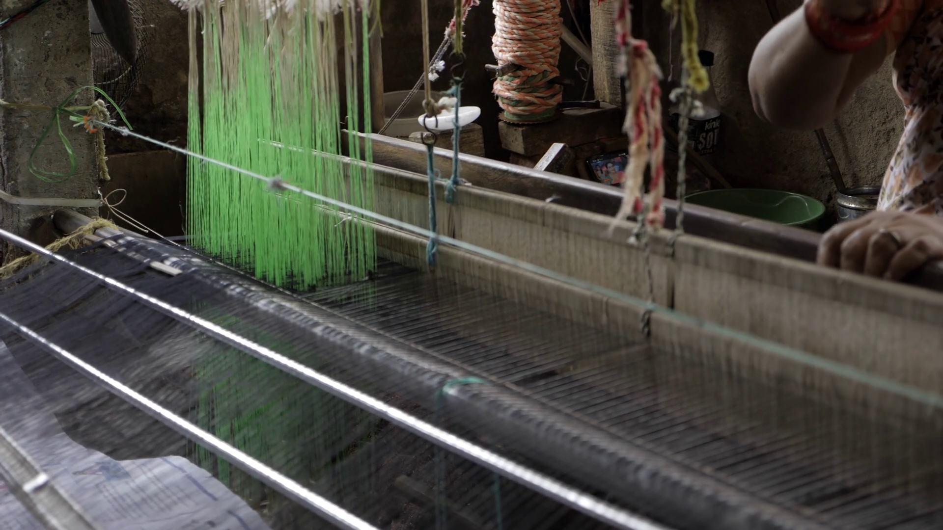The Art Of Indian Handloom Weaving - Journey Stock Footage SBV ...
