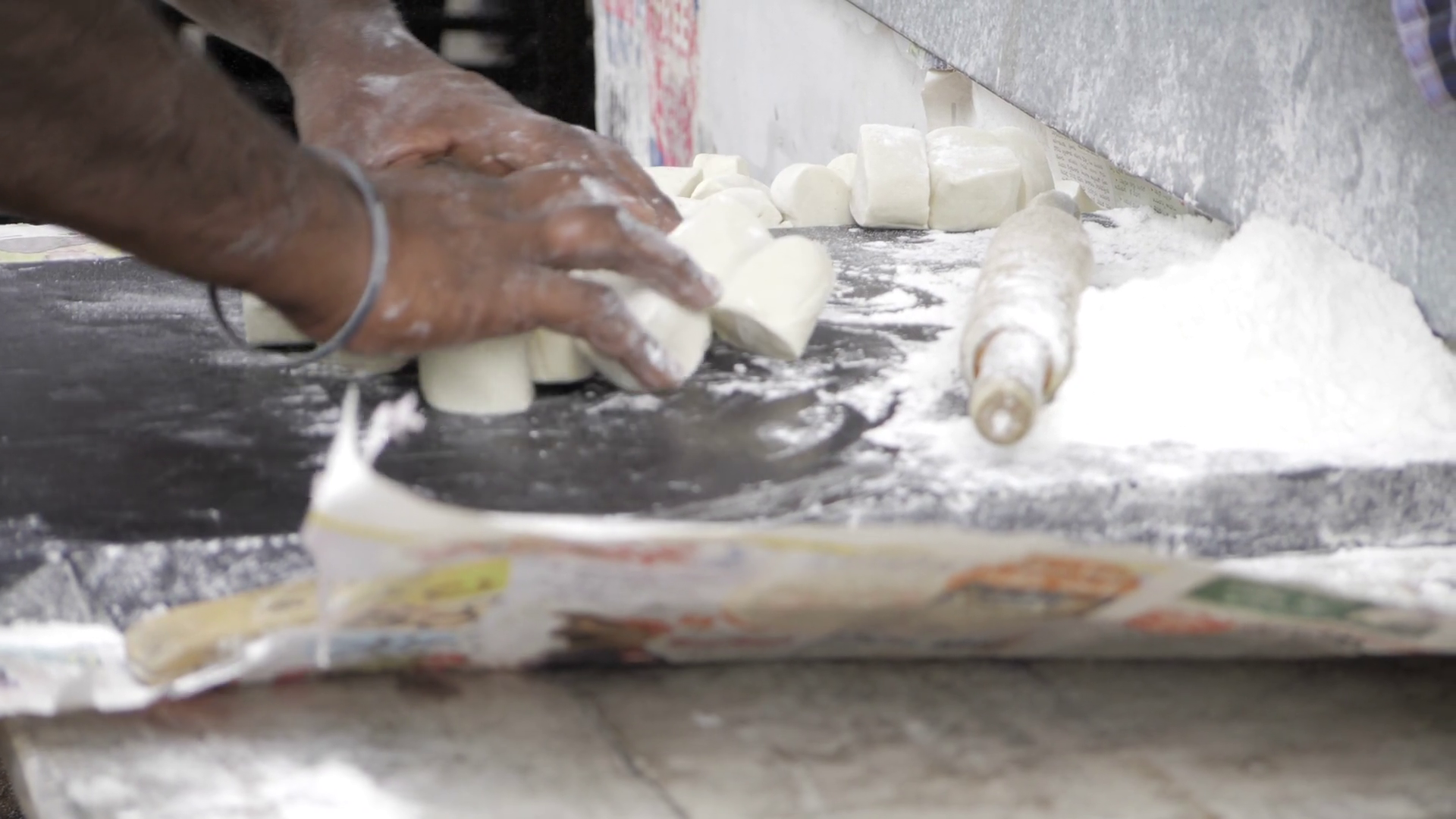 Creating Delicious Street Food In India - Stock Footage SBV-352730556 ...