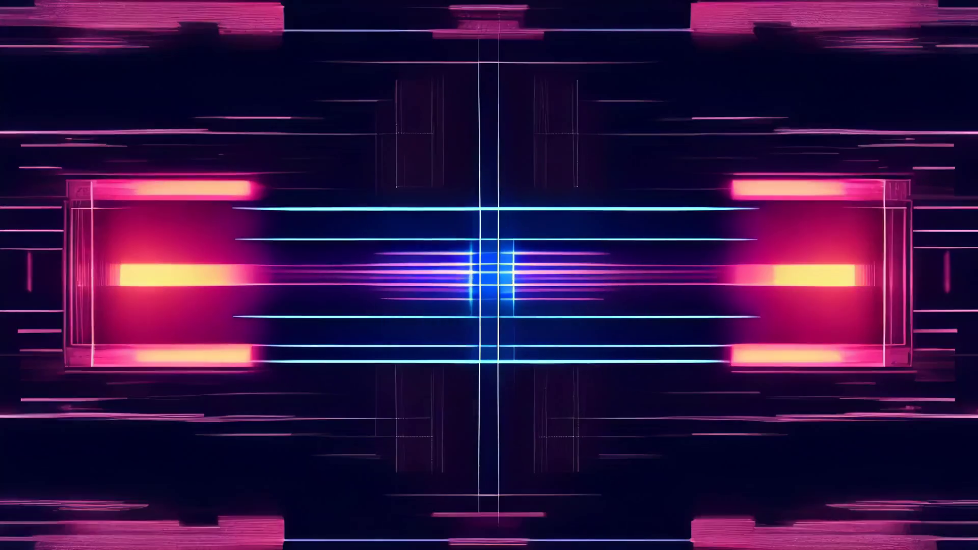 A Digital Tv Screen With Glitchy Purple Red Stock Motion Graphics SBV ...