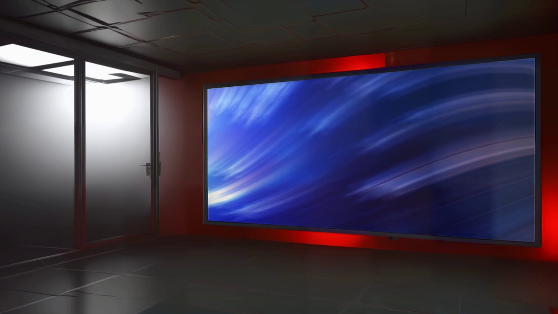 Dynamic Virtual News Studio Background Loop Stock Motion Graphics SBV ...