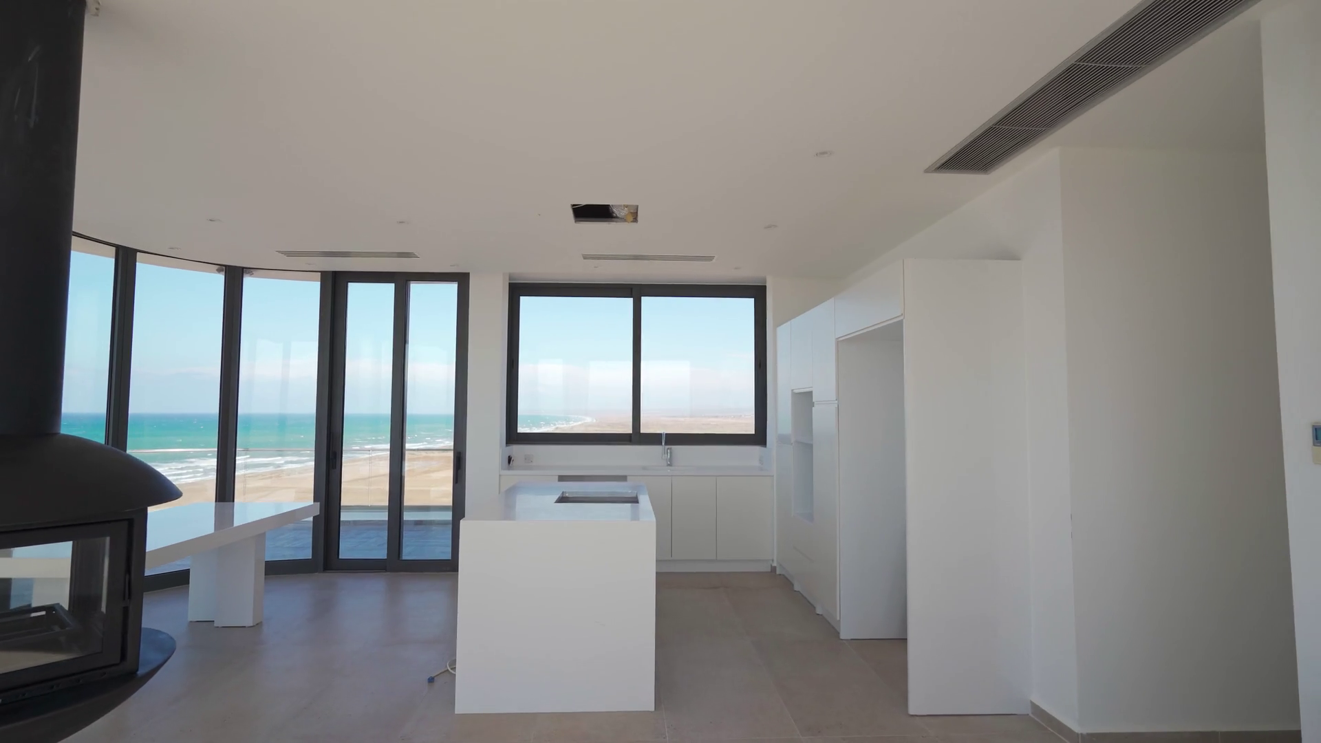 Beachfront Penthouse Tour Modern Design Stock Footage SBV-348837335 ... - Best Penthouse Interior Design Beachfront