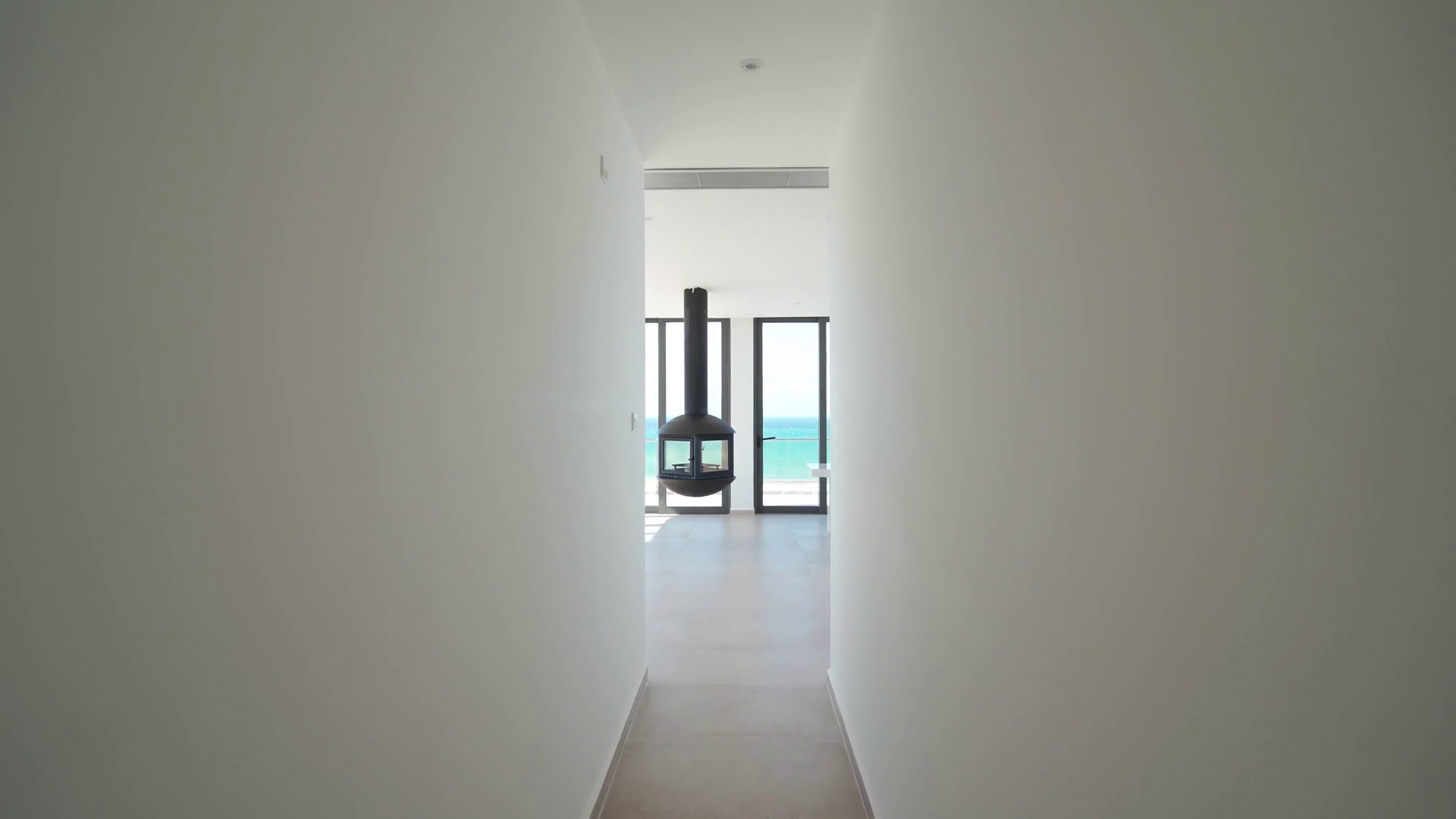 Modern Penthouse Tour Reveal Ocean View Stock Footage SBV-348831294 ...
